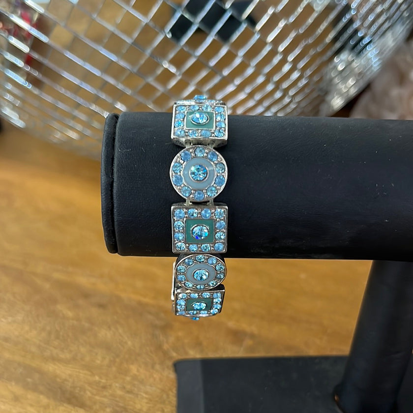 Small Green/Light Blue Bracelet