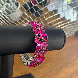Hot Pink Jewel Bracelet
