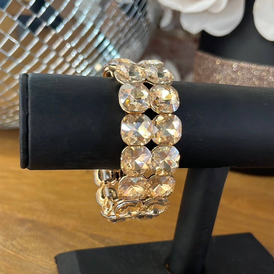 Gold Gem Bracelet