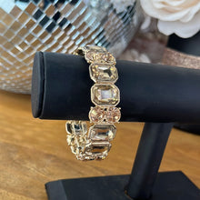Load image into Gallery viewer, Gold Emerald Cut Bracelet