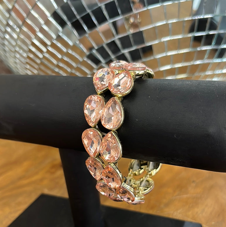 Rose Gold Teardrop Bracelet