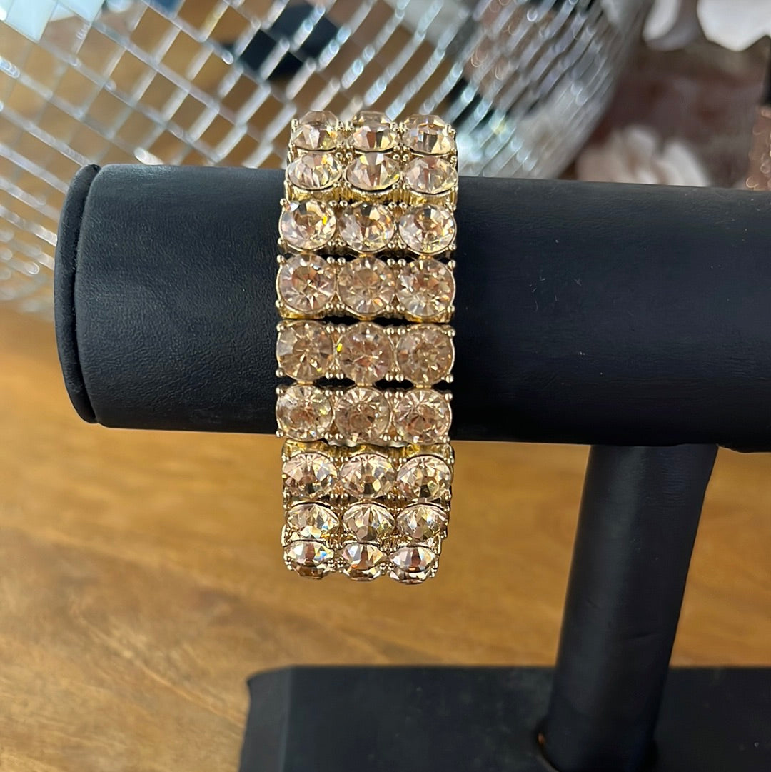 Gold Row Bracelet