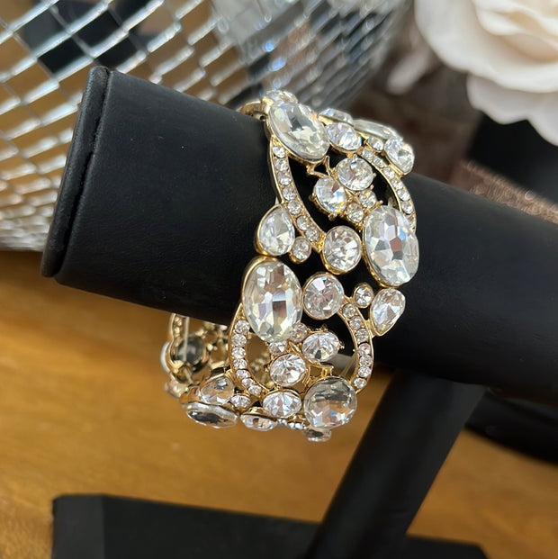 Silver/Gold Backed Bracelet