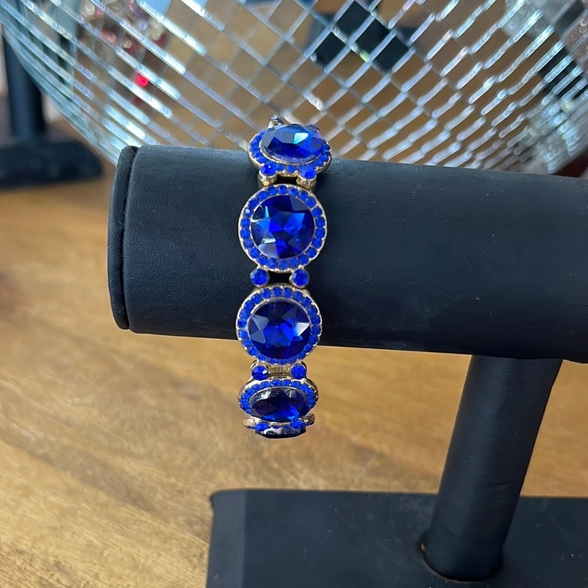 Royal Blue Gold Backed