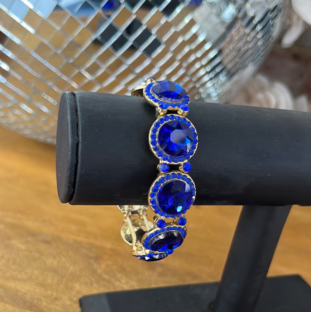 Royal Blue Gold Backed