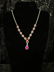 Pink/Silver Necklace