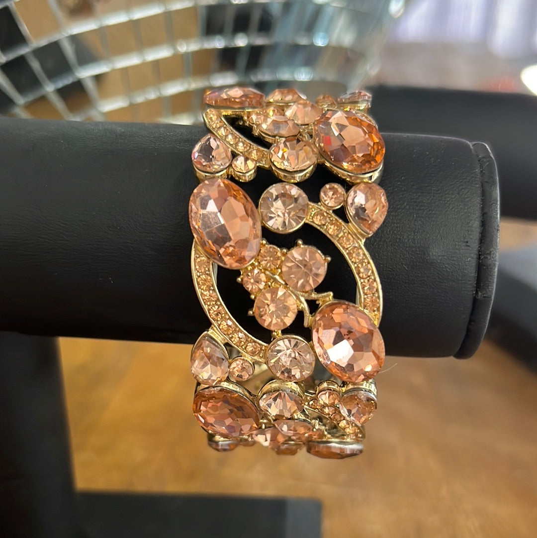 Rose Gold Swirl Bracelet
