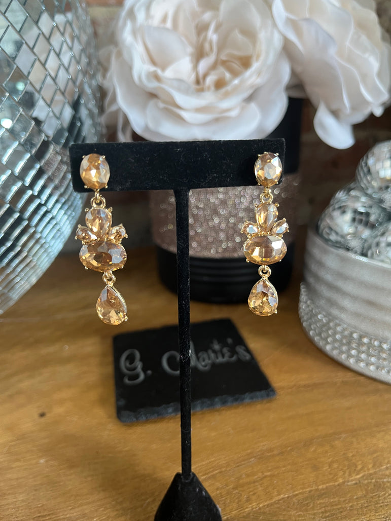 Gold Drop Earrings