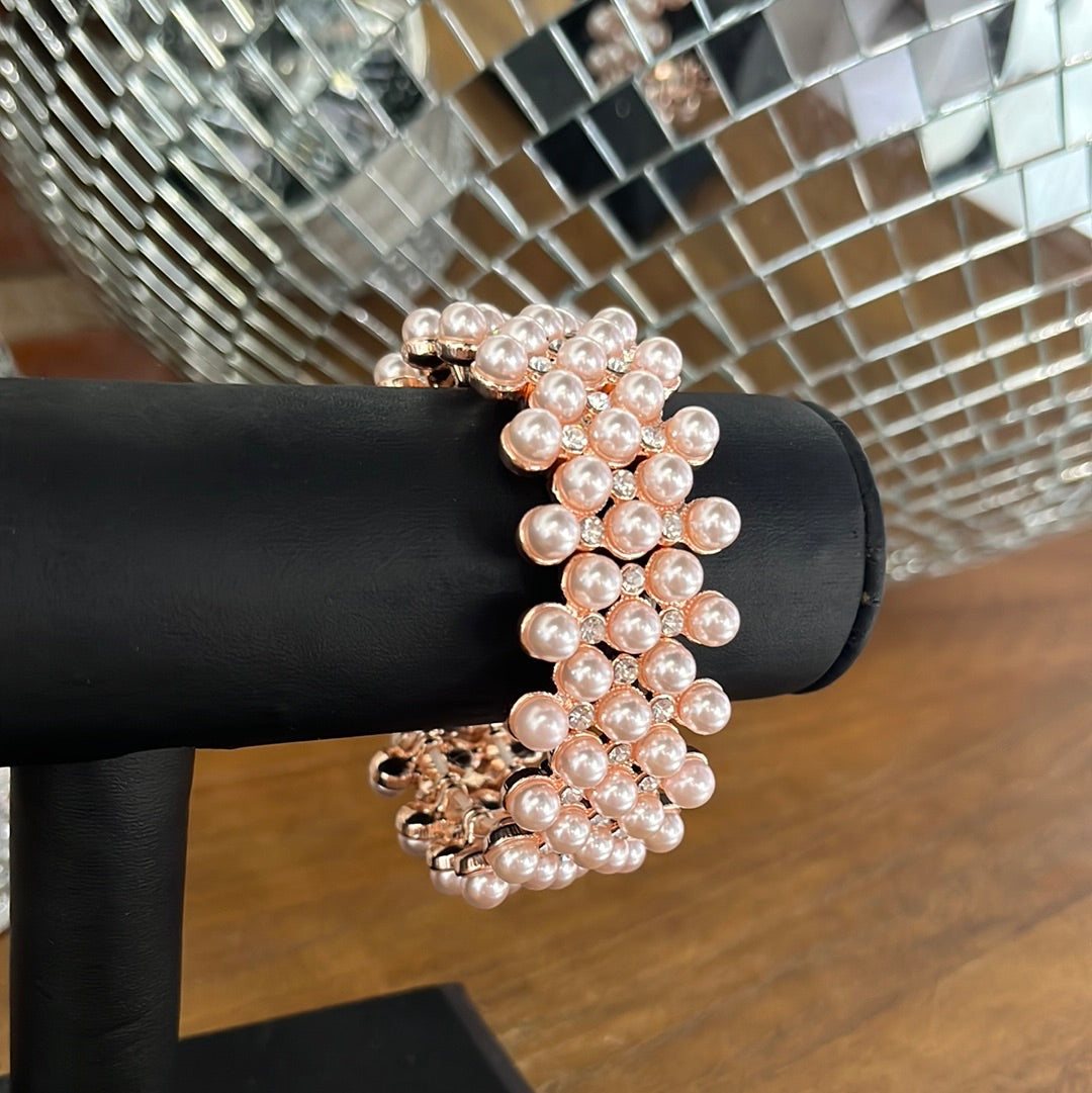Pink Pearl Bracelet