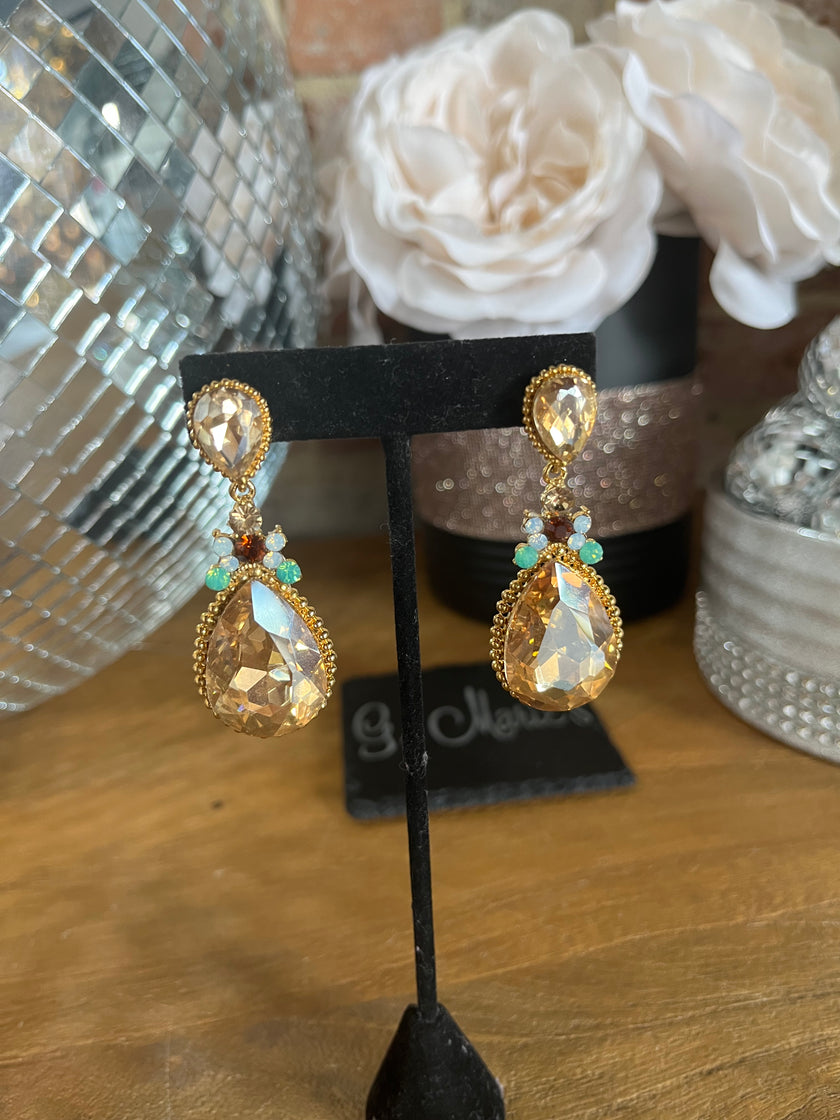 Gold Teardrop Earring