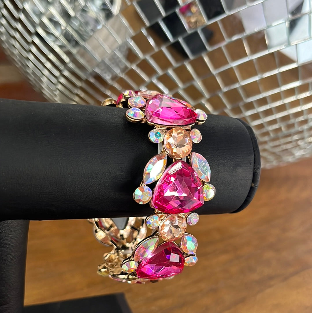 Pink/AB Bracelet