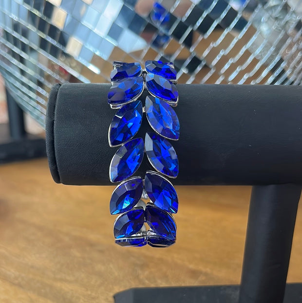 Oval Deep Blue Bracelet