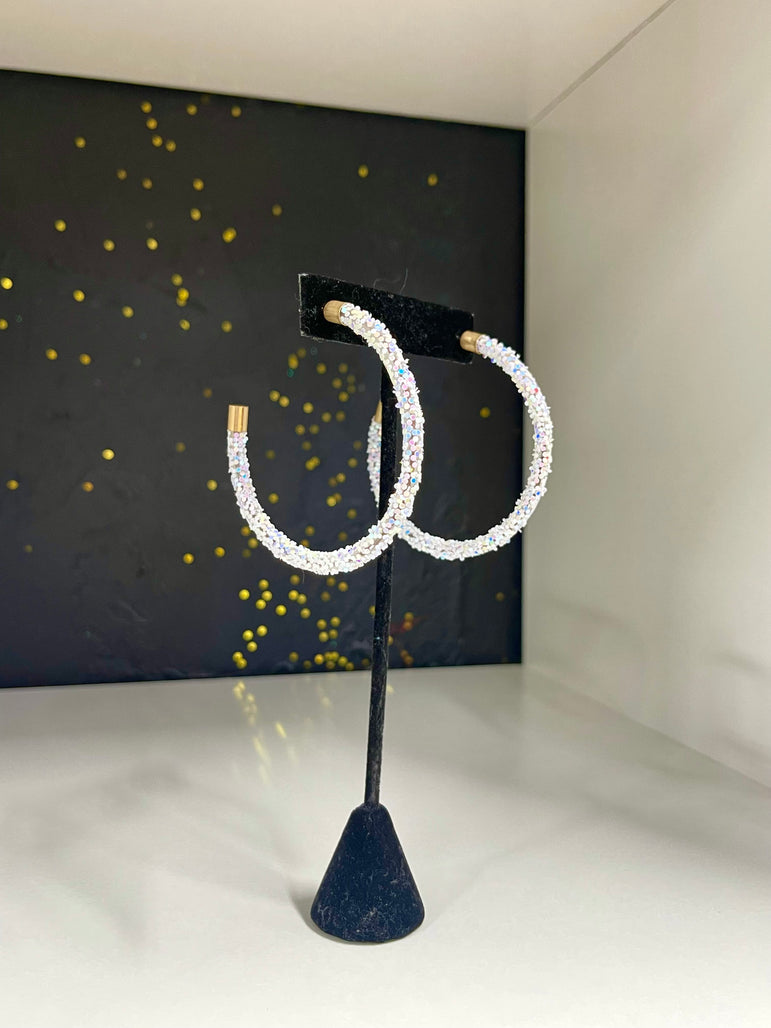 Open Sequin Hoops