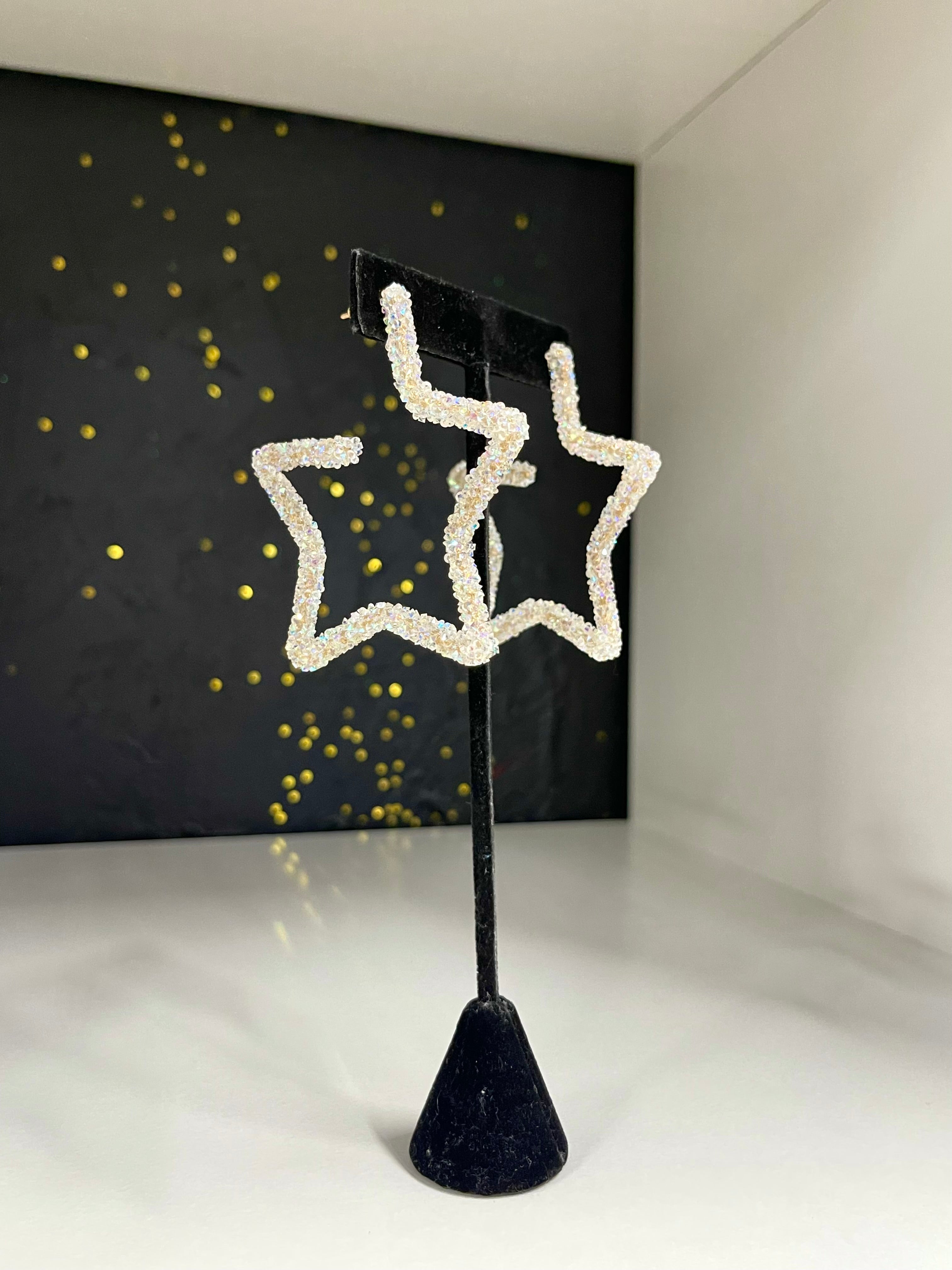 Crystal Star Earrings