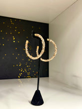 Load image into Gallery viewer, Open Sequin Hoops