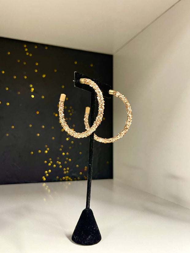 Open Sequin Hoops