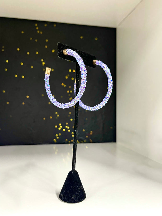 Open Sequin Hoops