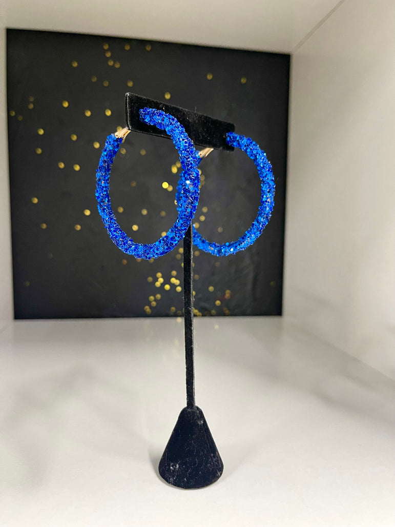 Glitter Hoops 50mm