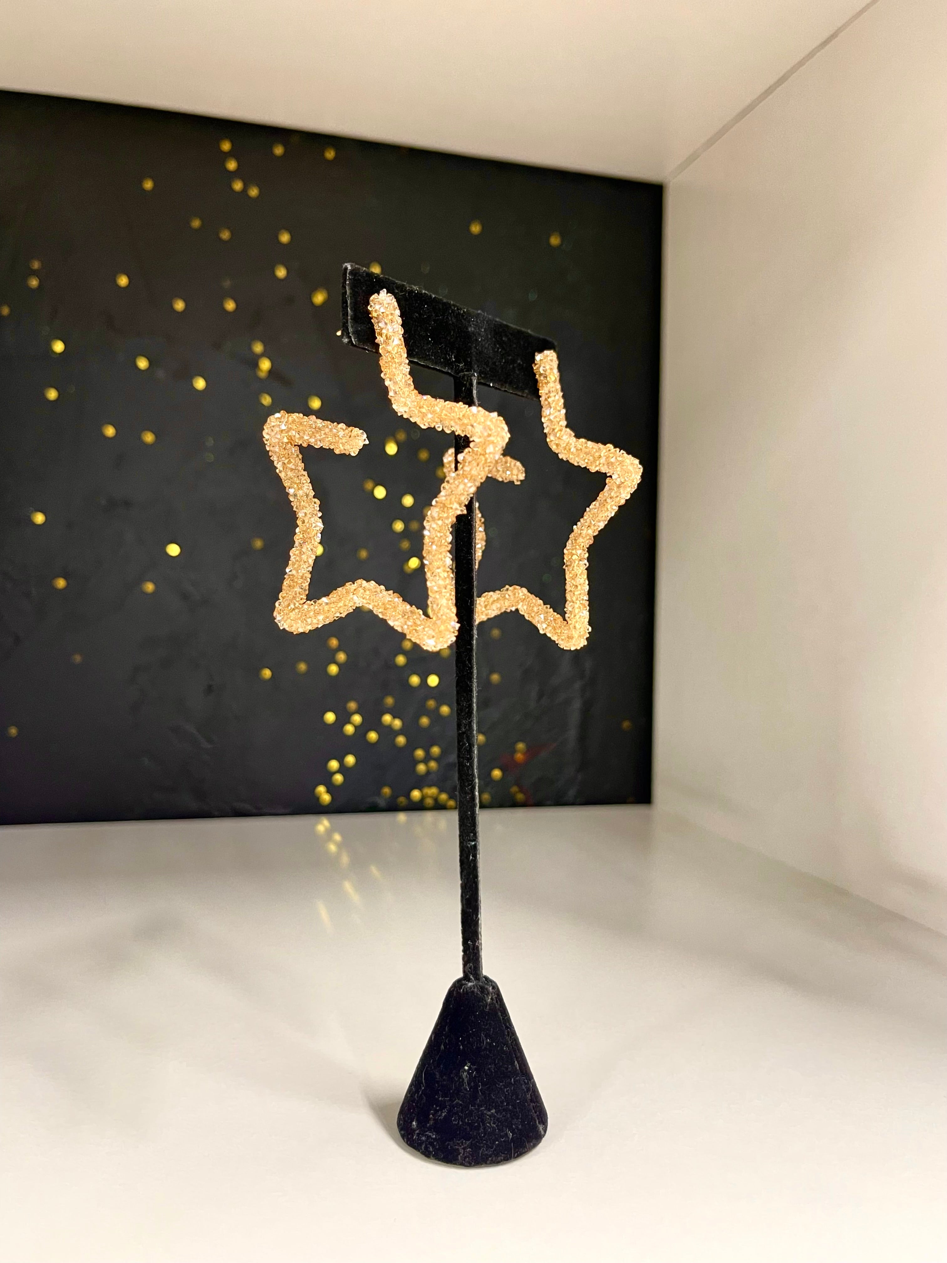 Crystal Star Earrings