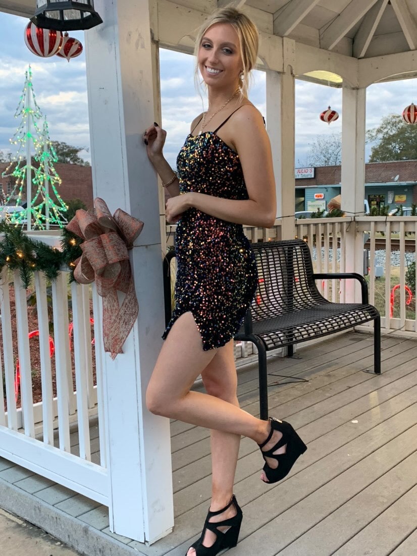 Dreams Come True Sequin Party Dress