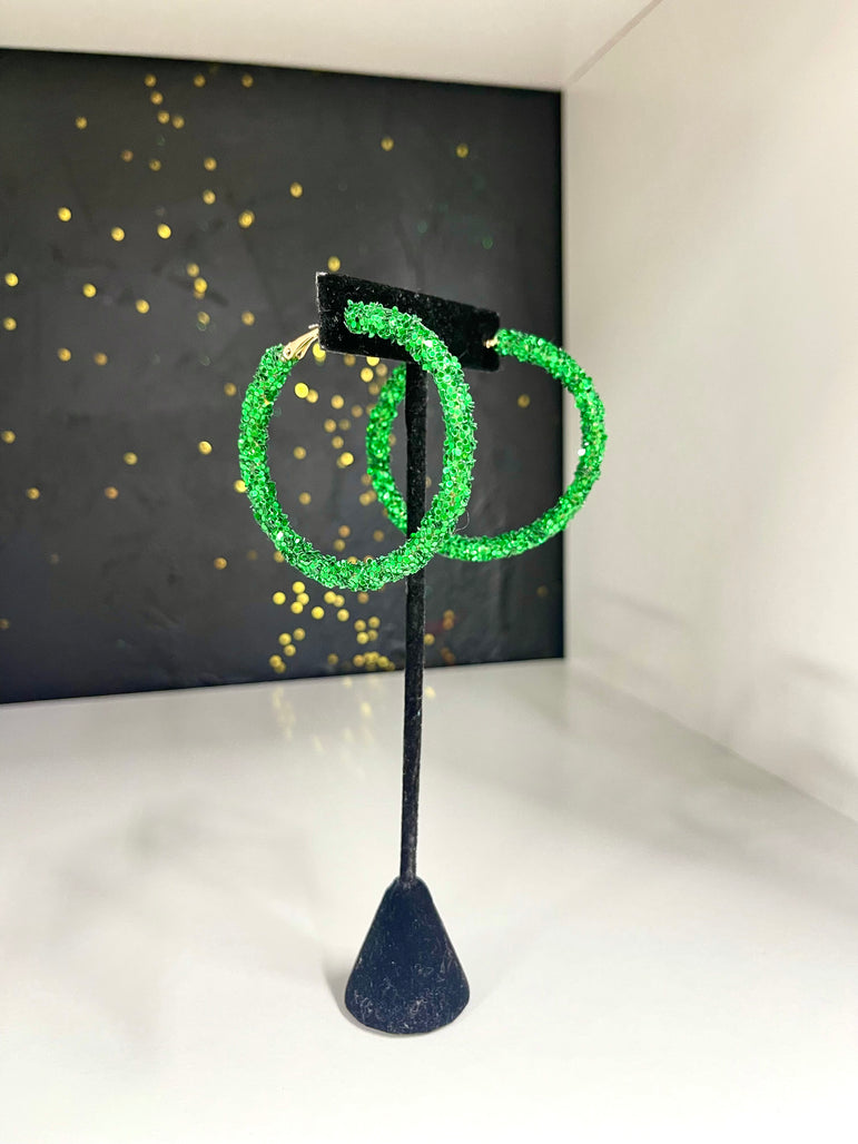 Glitter Hoops 50mm