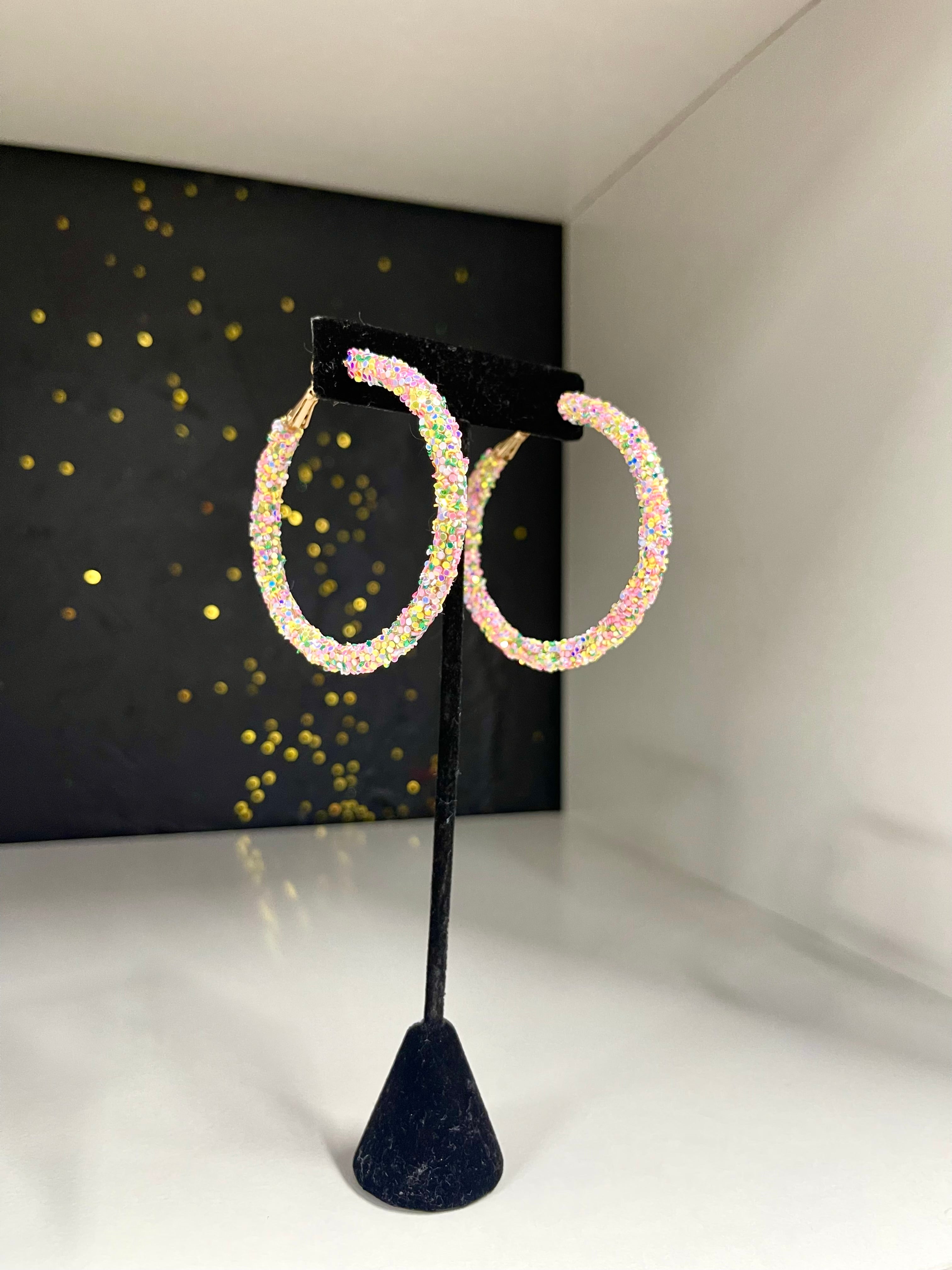 Glitter Hoops 50mm