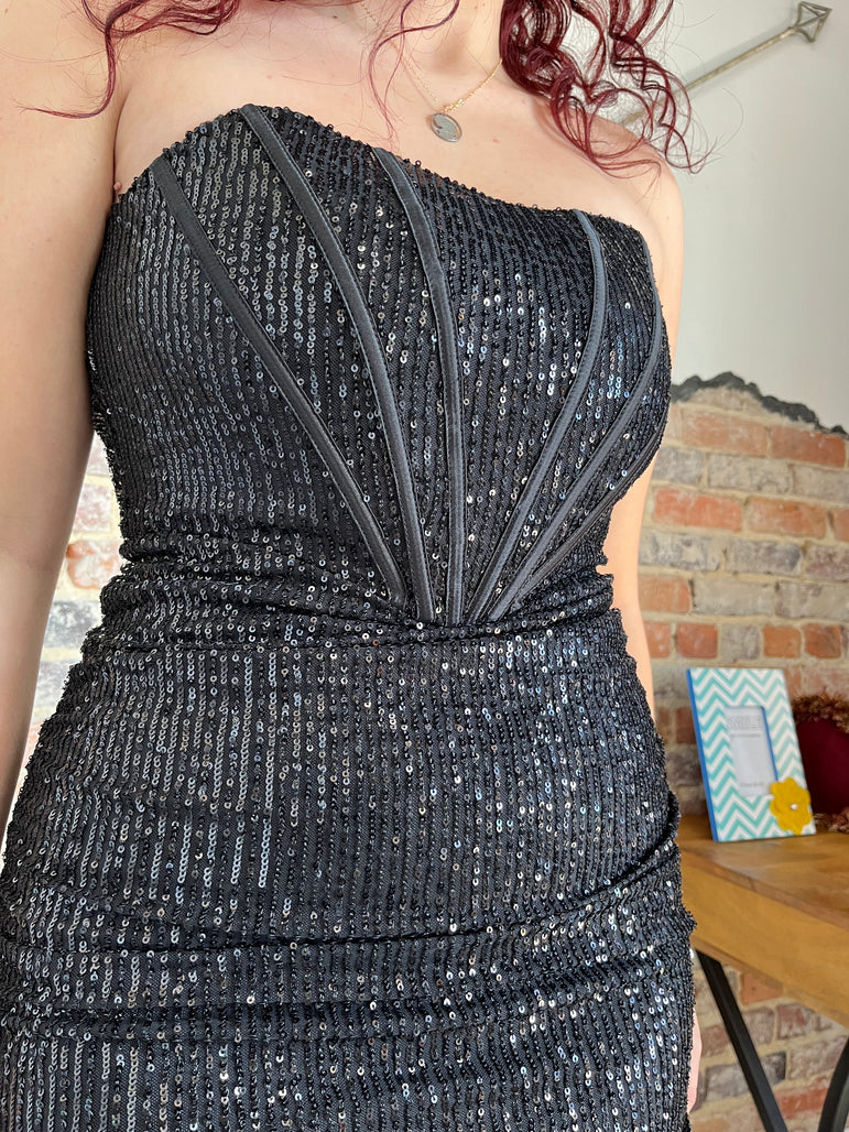 Gia Sequin Corset Mini