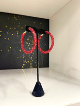 Load image into Gallery viewer, Glitter Hoops 50mm
